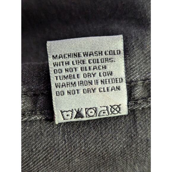 Embroidered Black Denim Jacket - Picture 10 of 12